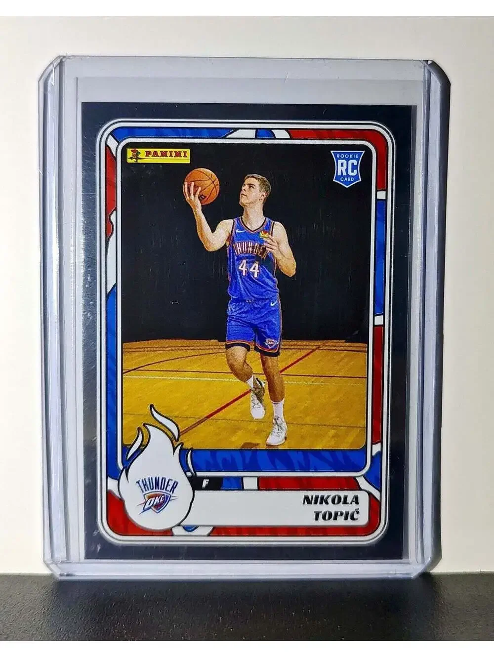 Nikola Topic Rookie 2024-25 Panini NBA #94 Foil Sticker Card Thunder